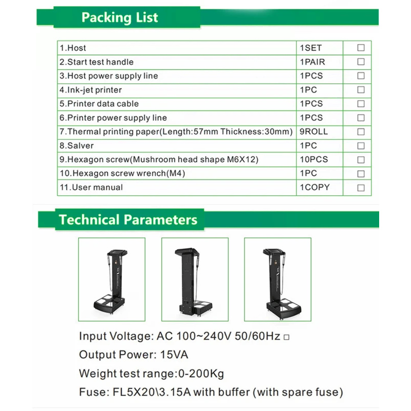 Health Within Wellness Center - 200KG Beauty Salon Equipment Body Fat