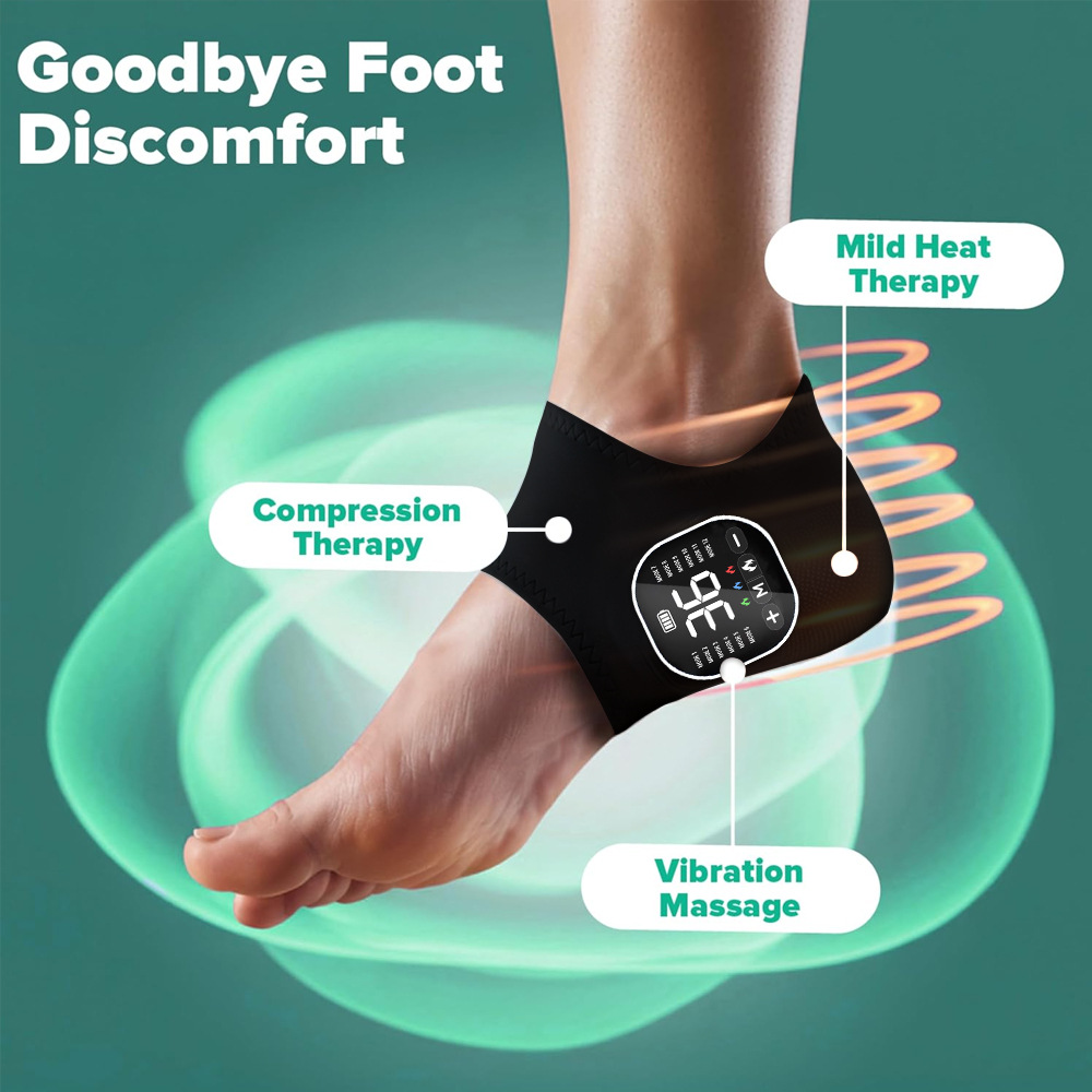 Ems Foot Massager - EMS Joint Massager Heated Knee Brace