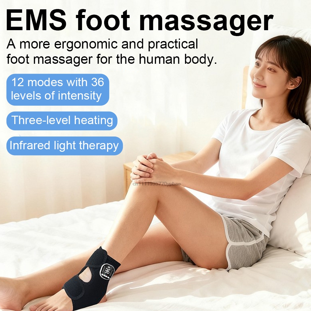Electric Ankle Massager EMS Fo - Ems Foot Massager recension och pris