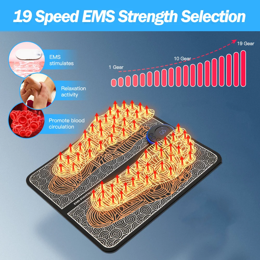 Electric EMS Foot Massager Pad - Ems Foot Massager recension och pris
