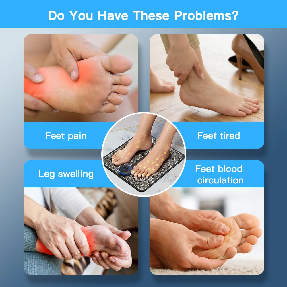 Electric EMS Foot Massager Pad - Ems Foot Massager recension och pris