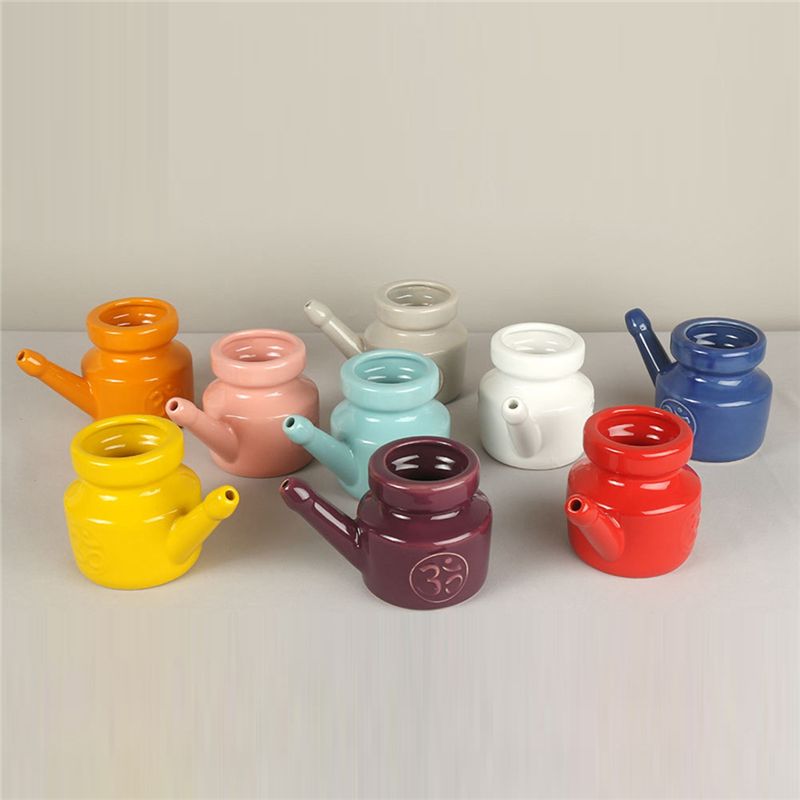 【STOCK】350Ml Ceramic Neti Pot  - Neti Pot Nasal Rinse recension och pris