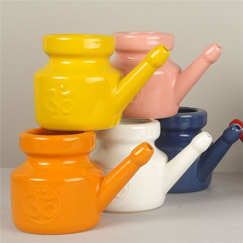 【STOCK】350Ml Ceramic Neti Pot  - Neti Pot Nasal Rinse recension och pris