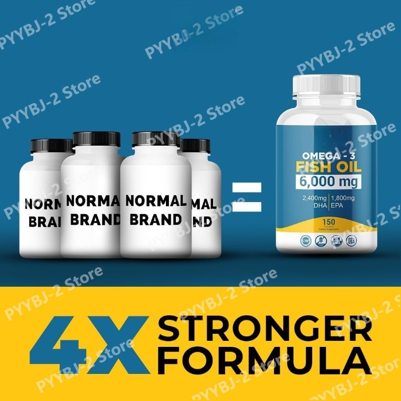 Fish Oil Softgels with Omega-3 - Wellness Health Nutrition recension och pris