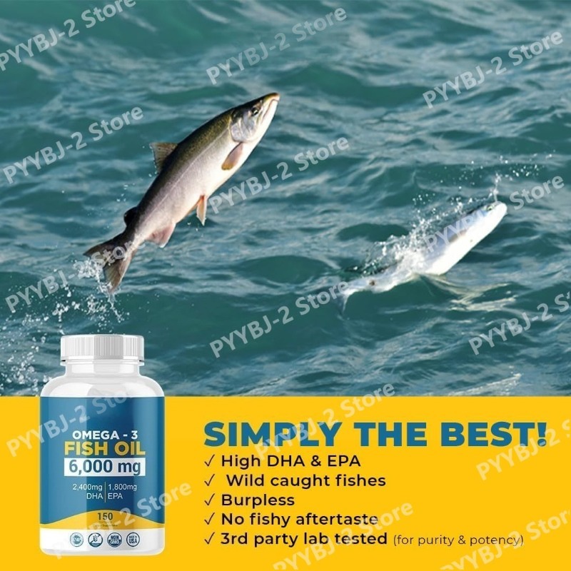 Fish Oil Softgels with Omega-3 - Wellness Health Nutrition recension och pris