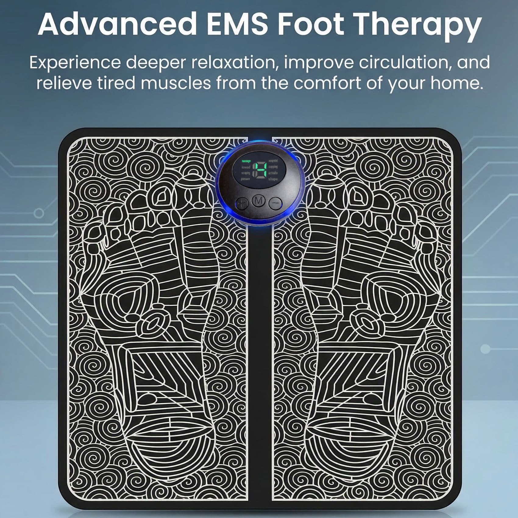 EMS Foot Massager Mat TENS & P - Ems Foot Massager recension och pris