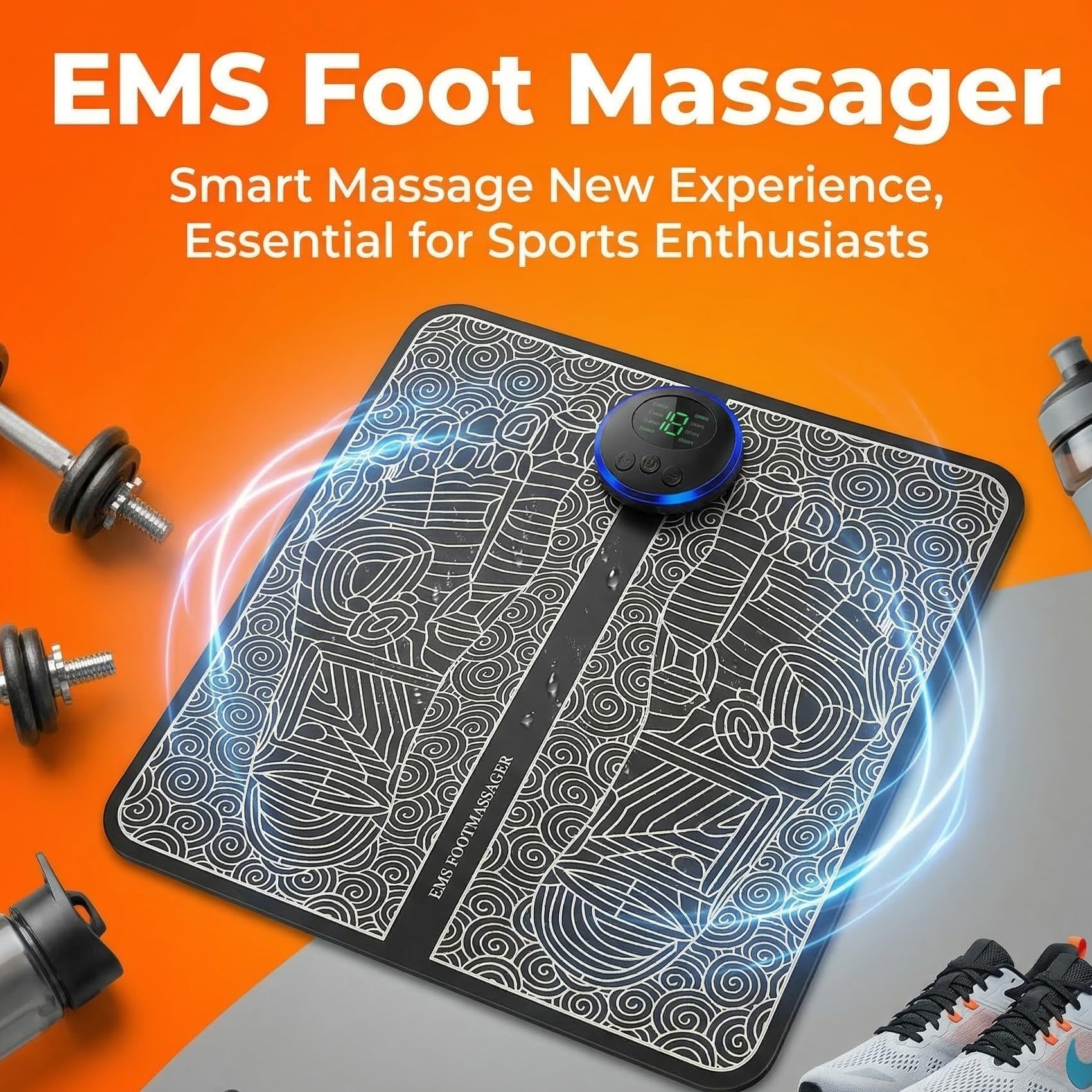 EMS Foot Massager Mat TENS & P - Ems Foot Massager recension och pris