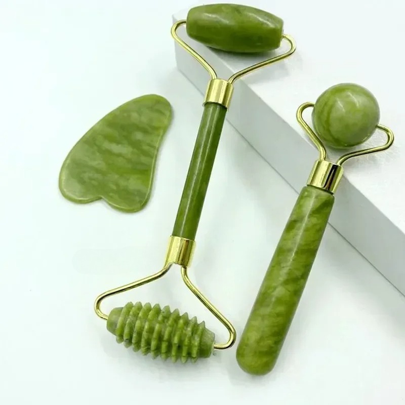 Natural jade roller massager,  - Reflexology Foot Roller recension och pris