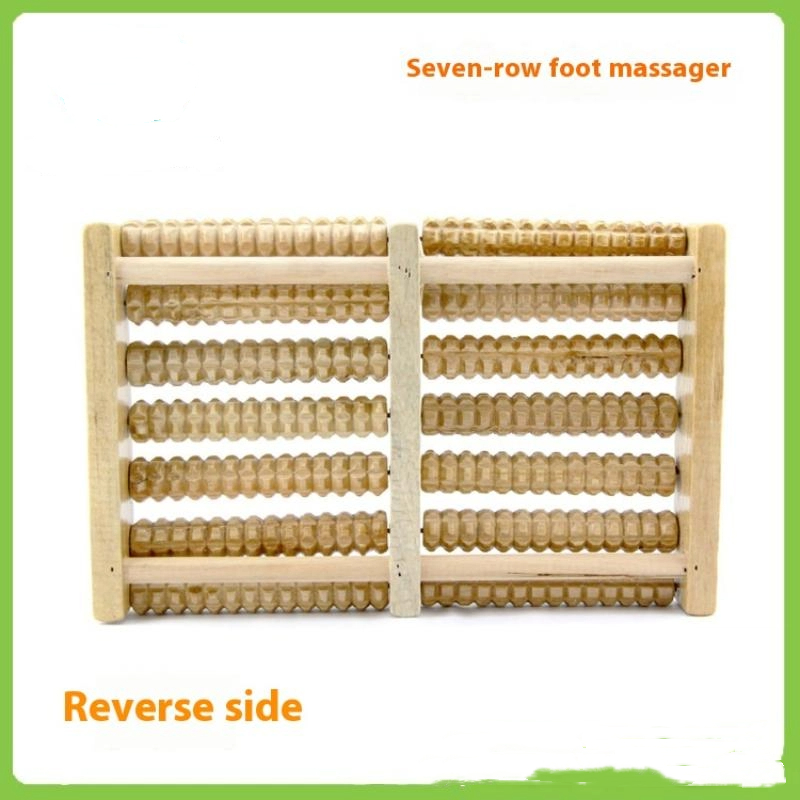 1PC Wooden Foot Massager Rolle - Reflexology Foot Roller recension och pris
