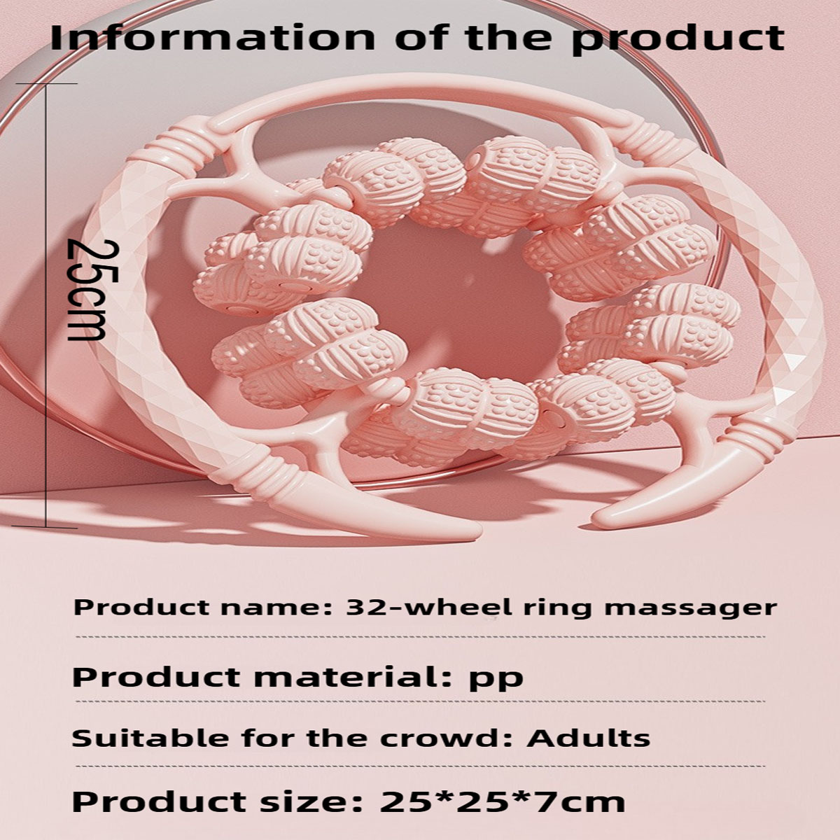 Full-Coverage Upgraded 32-Roll - Reflexology Foot Roller recension och pris