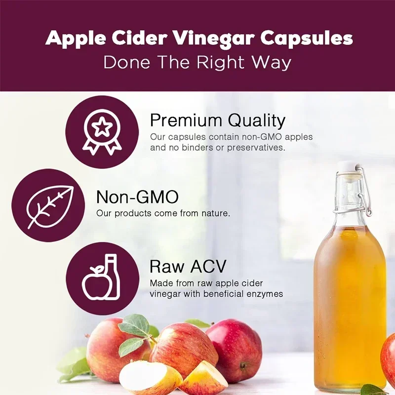 Apple Cider Vinegar Capsules - - Health Wellness Vitality recension och pris