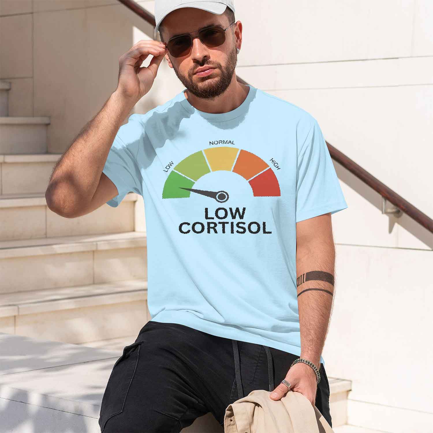 Causal Style Men's T-Shirt Low - Health Wellness Gifts For Men recension och pris
