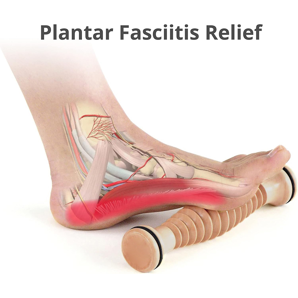 Wooden Massager Body Back Wood - Reflexology Foot Roller recension och pris