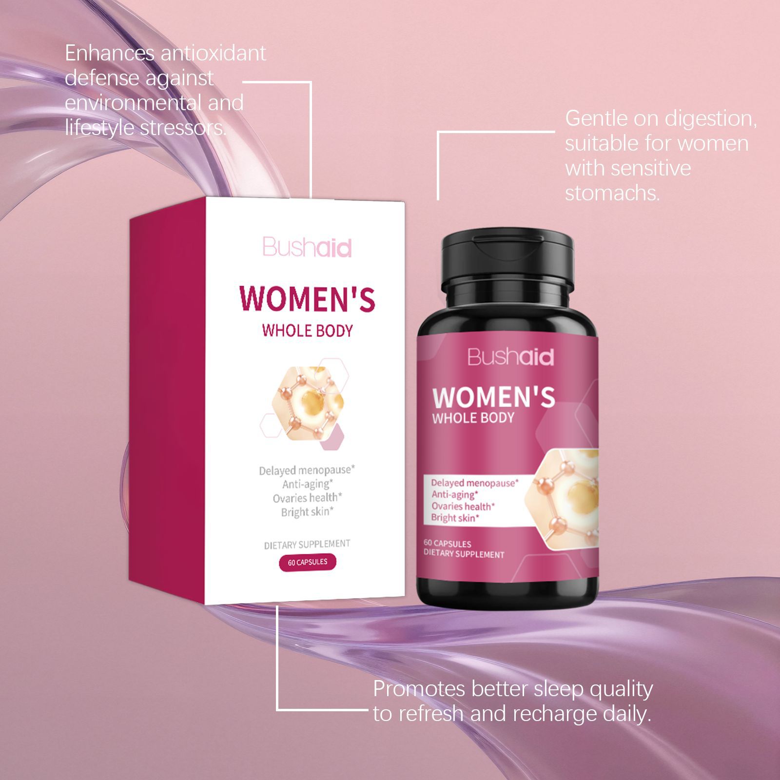 Women Wellness Support Capsule - Health Wellness Vitality recension och pris