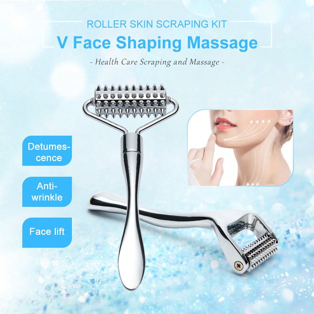 Stainless Steel Facial Massage - Reflexology Foot Roller recension och pris