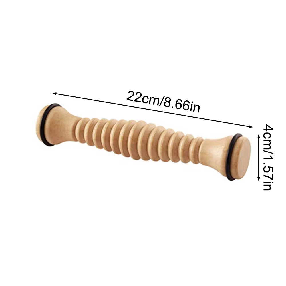1pc wooden foot massager-foot  - Reflexology Foot Roller recension och pris