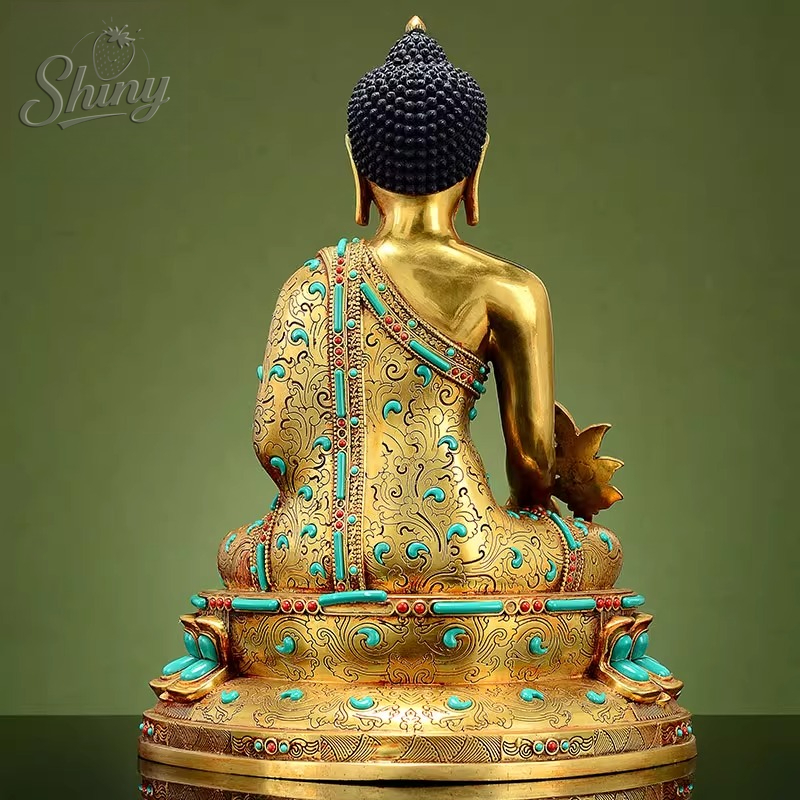 Tibet Buddha Statue Bronze Gil - Longevity Health & Wellness Hotel recension och pris