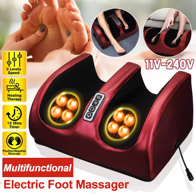 Infrared Heating Electric Foot - Reflexology Foot Roller recension och pris