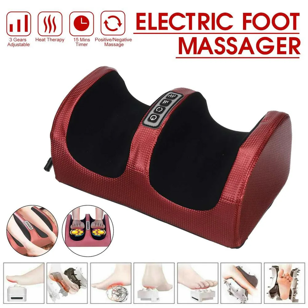 Infrared Heating Electric Foot - Reflexology Foot Roller recension och pris