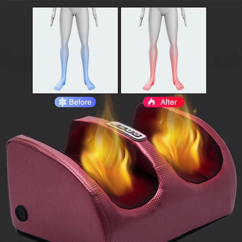 Infrared Heating Electric Foot - Reflexology Foot Roller recension och pris