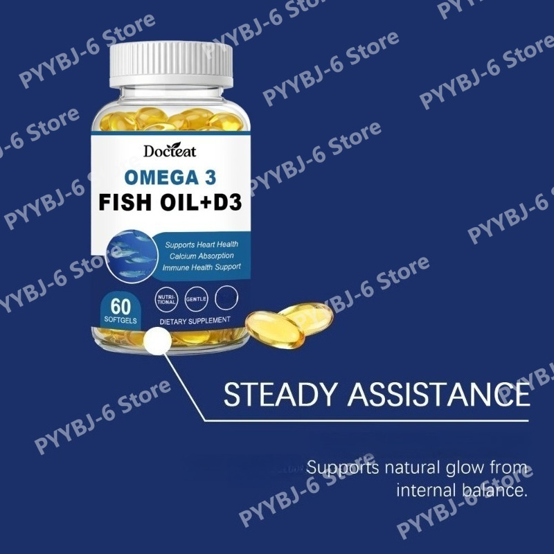 Omega-3 Fish Oil Supports Card - Wellness Health Nutrition recension och pris