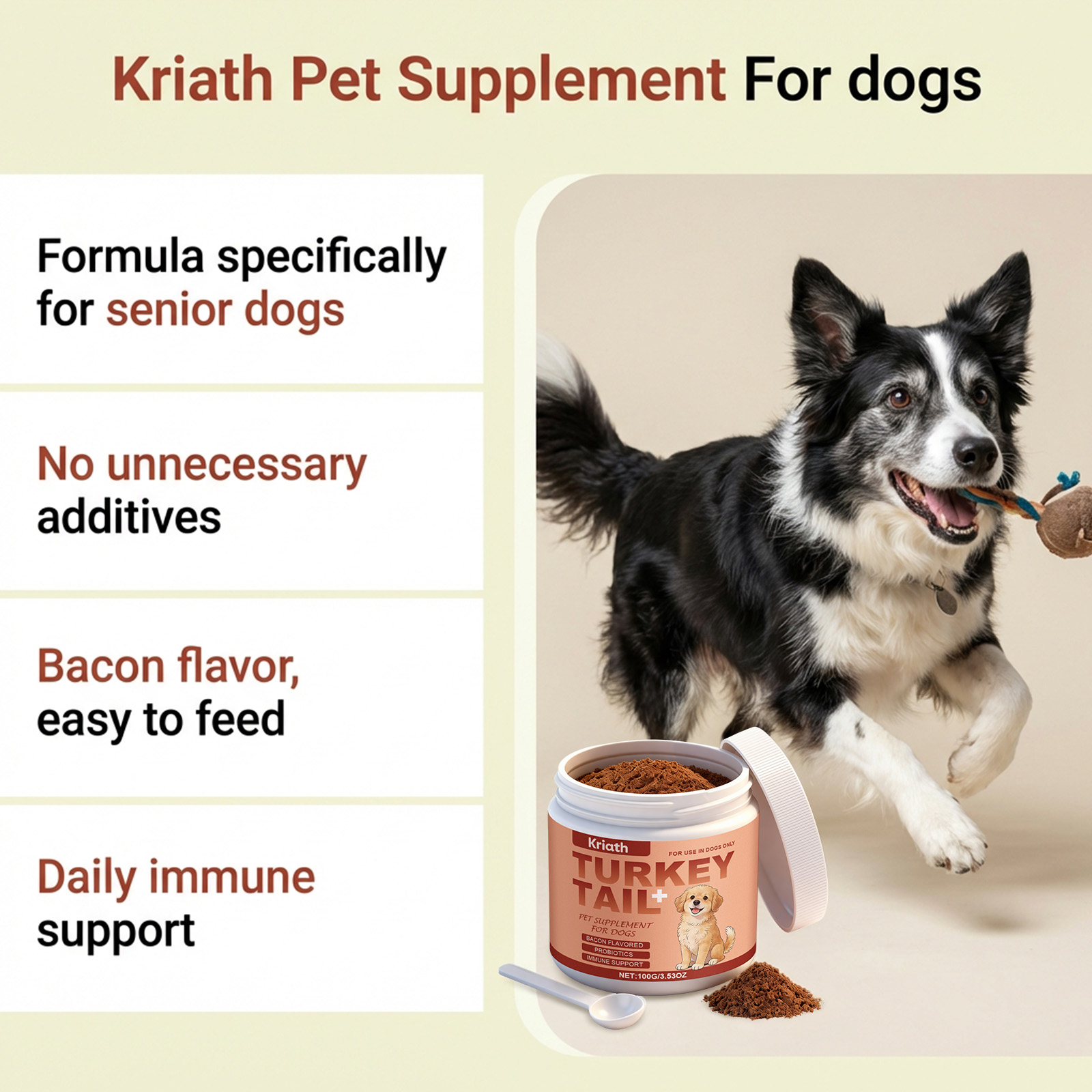 Dog Nutrition Health Supplemen - Health Wellness Vitality recension och pris