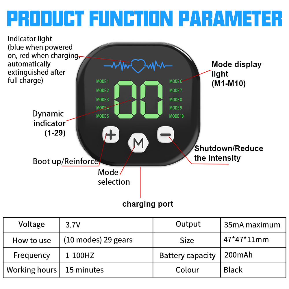 EMS Muscle Stimulator Abdomina - Ems Foot Massager recension och pris