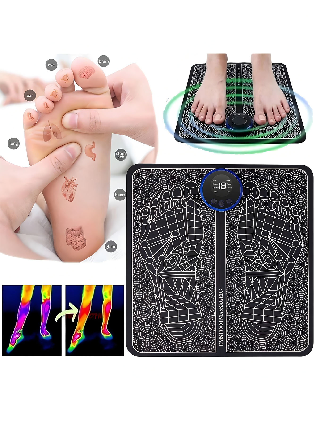 EMS Foot Massager Rechargeable - Ems Foot Massager recension och pris