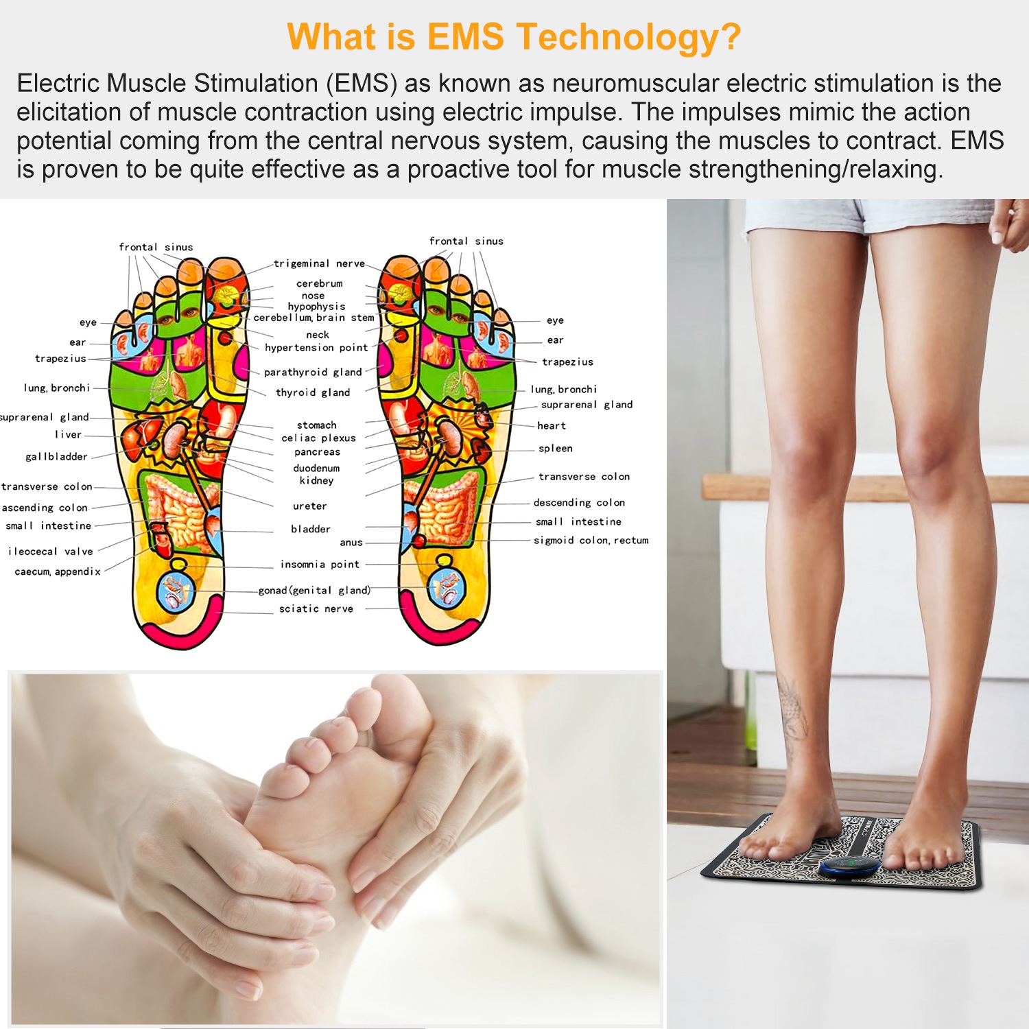Foot Massage Machine, Foot Mas - Ems Foot Massager recension och pris