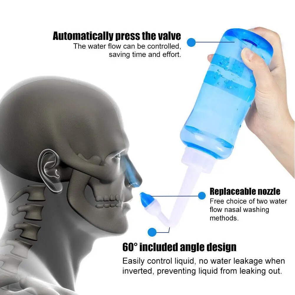 300ml  Nose Wash Cleaner Nasal - Neti Pot Nasal Rinse recension och pris